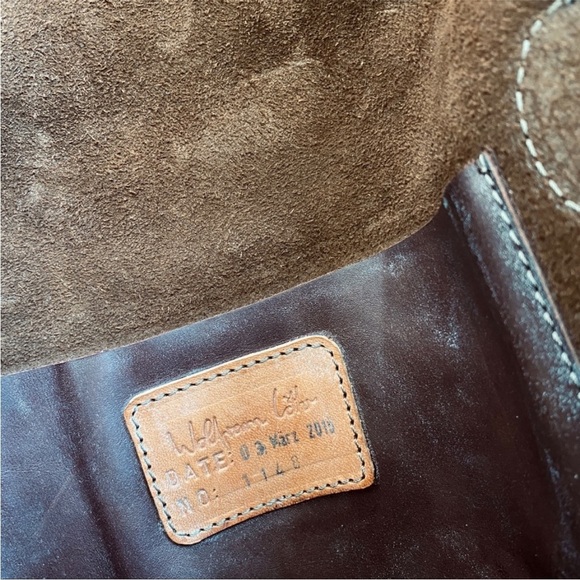 Wolfram Lohr handmade leather crossbody/shoulder bag - Picture 7 of 9